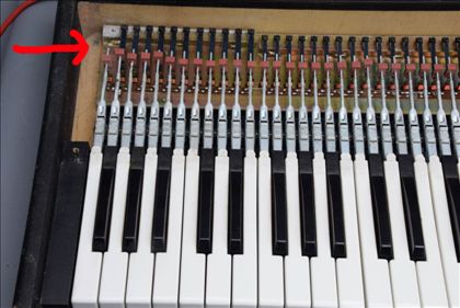 Hohner-Pianet T, not perfect, as seen